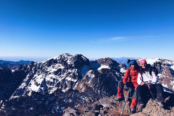 During the trek