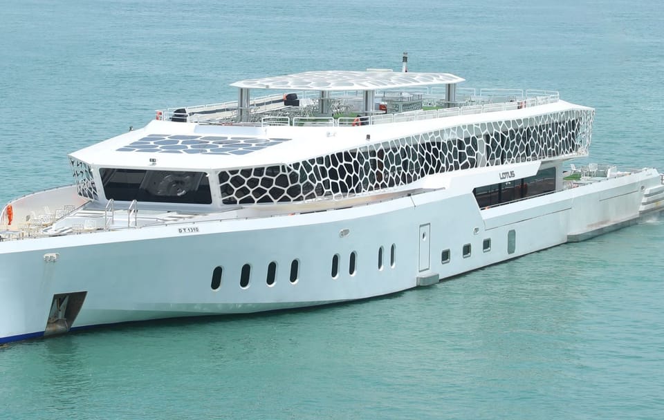 Dinner Cruise on the Lotus Mega Yacht at Marina Beach, Dubai