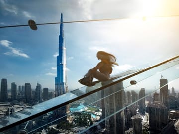 Sky Views Observatory and Desert Safari with BBQ Dinner in Dubai