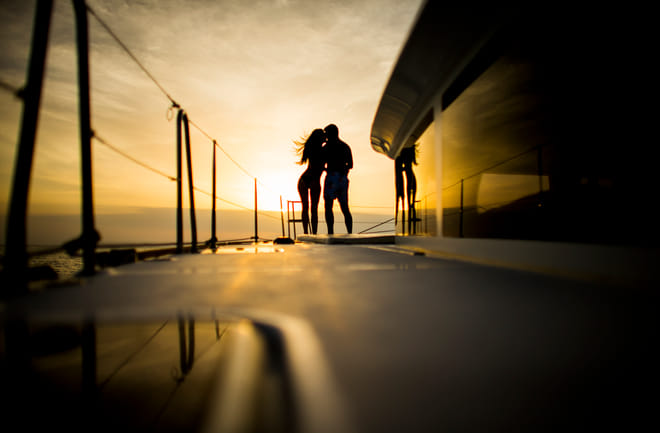 Comfort Romantic Sunset Cruise: Semi-Private Catamaran Santorini Cruise photo 6