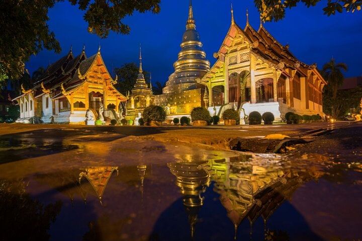 Chiang Mai Temples and Market Tuk Tuk Night Tour