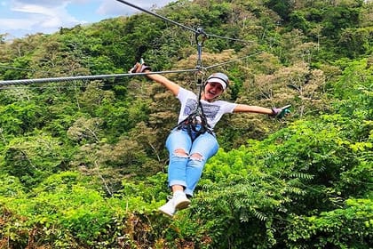 Extreme Zipline, City Tour, Chocolate, Rum Factory, Beach Break, Transfer