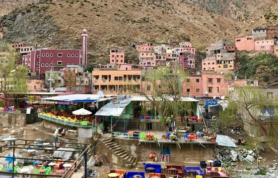 Group shared day tour to Ourika valley & Atlas Mountains