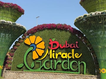 Miracle Garden Global Village with Transportation from Fujairah