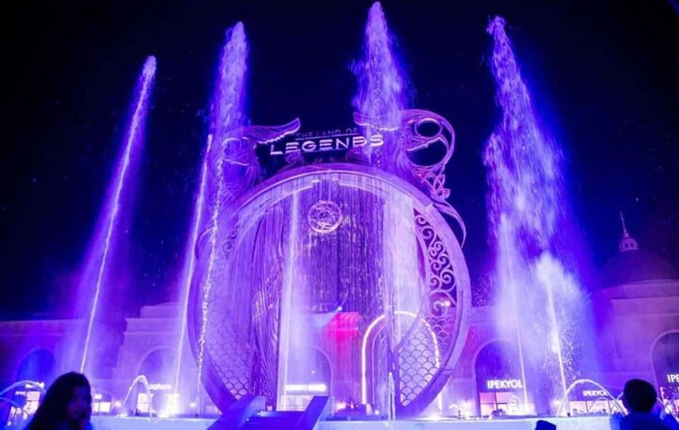 Land of Legends Night Show with Private Transfer from Antalya