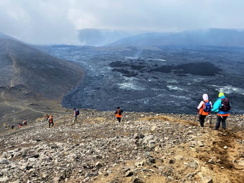 Hike to Volcanic Eruption Sites & Reykjanes Tour