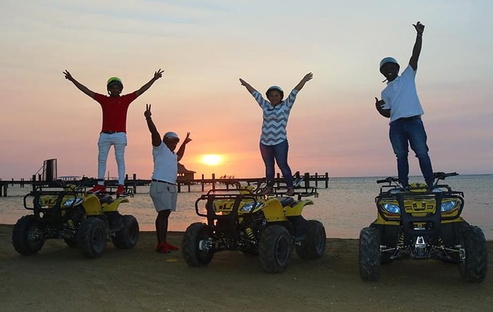 ATV Sunset Tour in Coxen Hole and West End, Honduras