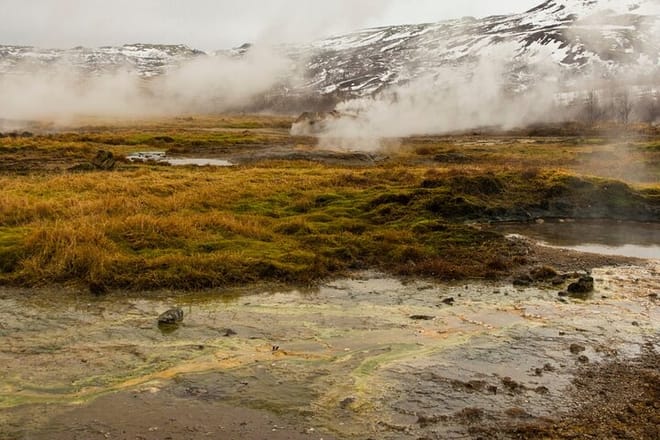 Landmannalaugar 4x4 Tour : Hekla Volcano | Waterfalls And Hotspring Bath - small group