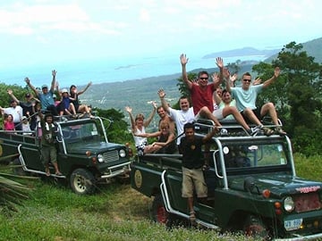 Ko Samui Wild Jeep Safari to Grandmother and Grandfather Rocks
