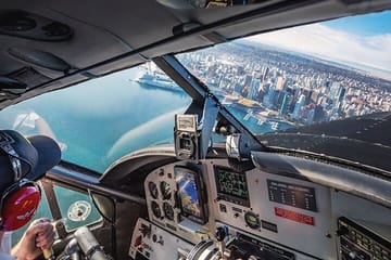 Vancouver city tour private & Whistler Scenic flight one way