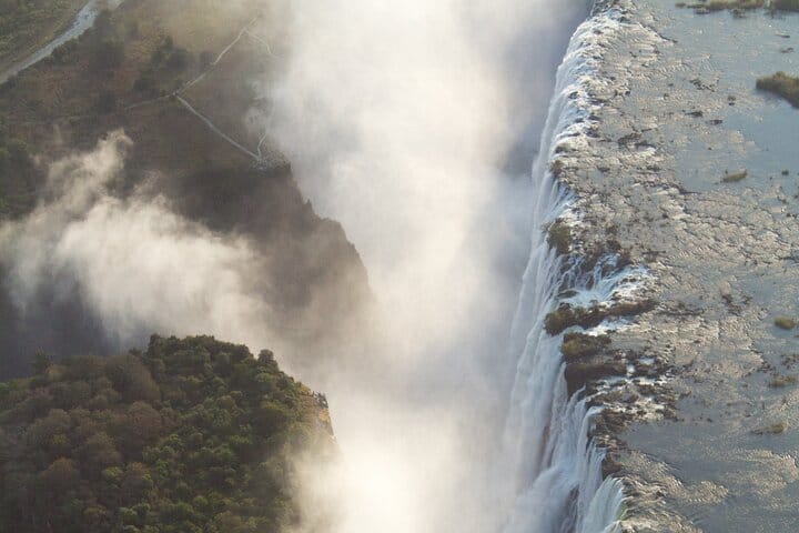 15 minutes scenic helicopter flight above Victoria Falls-Zimbabwe