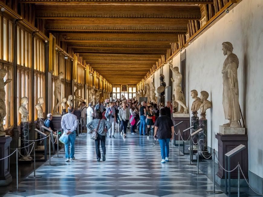 Corridor of the Uffizi Gallery