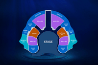 La perle seating map