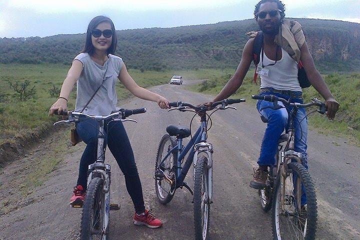 biking at Hells gate