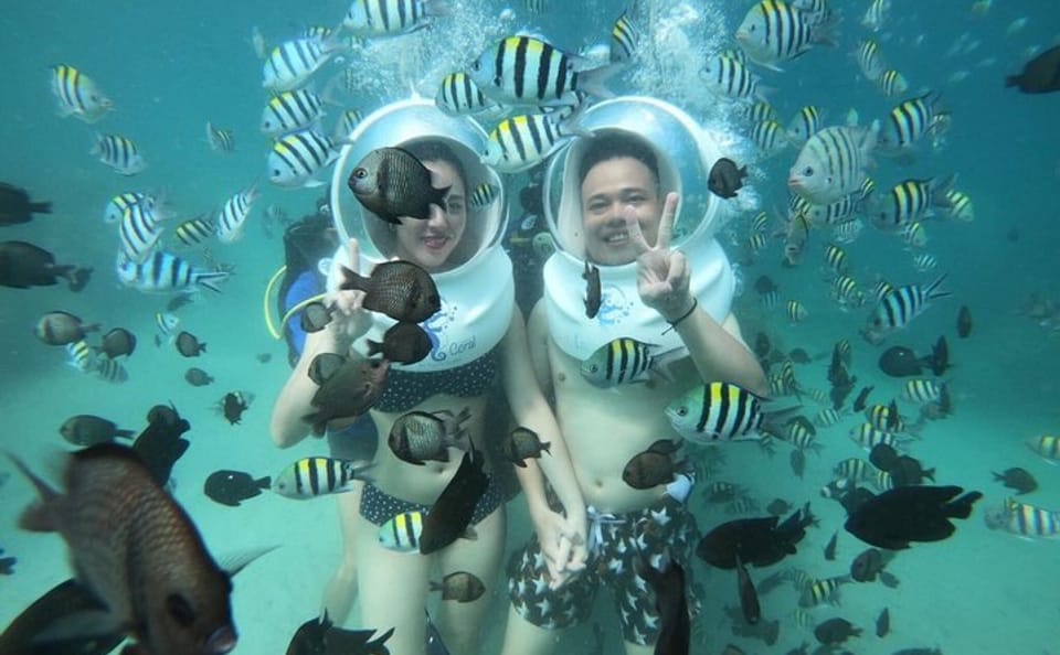 Nha Trang Bay Sea Walk Adventure with Traditional Seafood Lunch