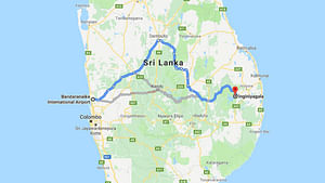 Colombo Airport (CMB) to Inginiyagala City Private Transfer