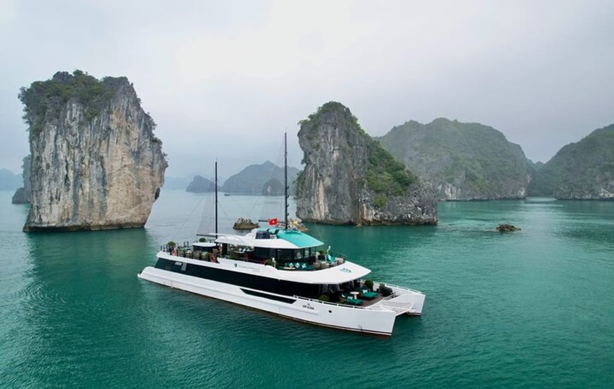 The Halong Catamaran Cruise -Premium Day Tour -Explore Lan Ha Bay