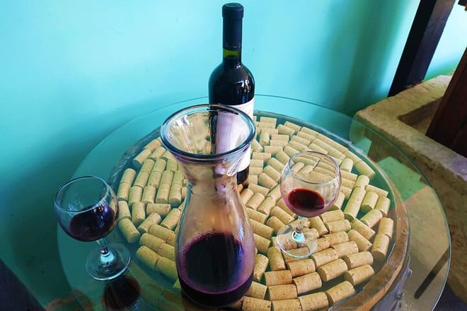 Naturally semi-sweet and the most expensive Georgian wine Usakhelouri (wine tasting for extra charge)