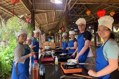 Cam Thanh Coconut Basket Boat And Cooking Class Hoi An Day Tour