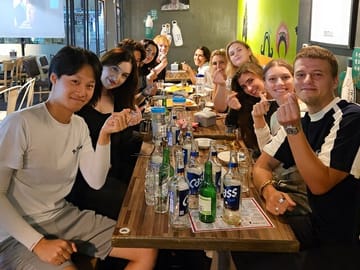 Korean Drinking Games Night Experience in Seoul