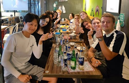 Korean Drinking Games Night Experience in Seoul