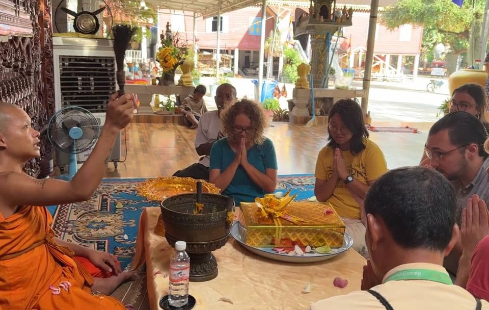 Monks Blessing and Village Tour in Siem Reap, Cambodia