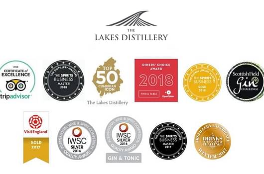 The Lakes Distillery's awards