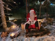 Santa visit in his secret place 1