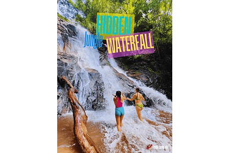 Trek to Tard Mok Waterfall, River Tubing & Hidden Waterfall Slide