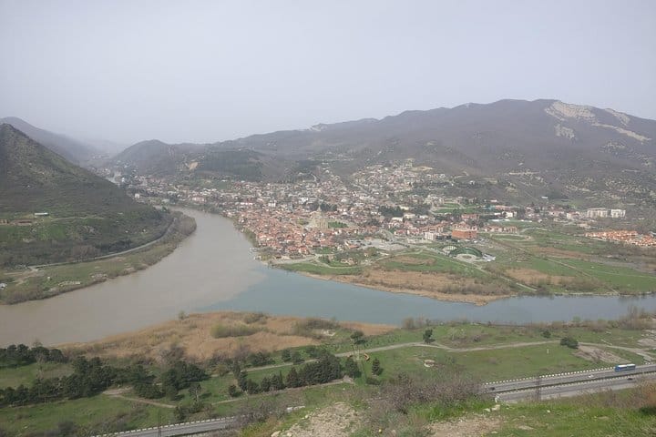 View from Jvari Monastery