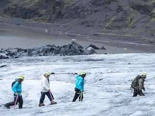 For safety we hike in a single file line.