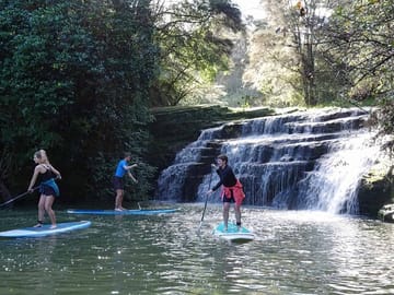 Stand-Up Paddle Boarding Tour to Lucas Creek Waterfall in Auckland