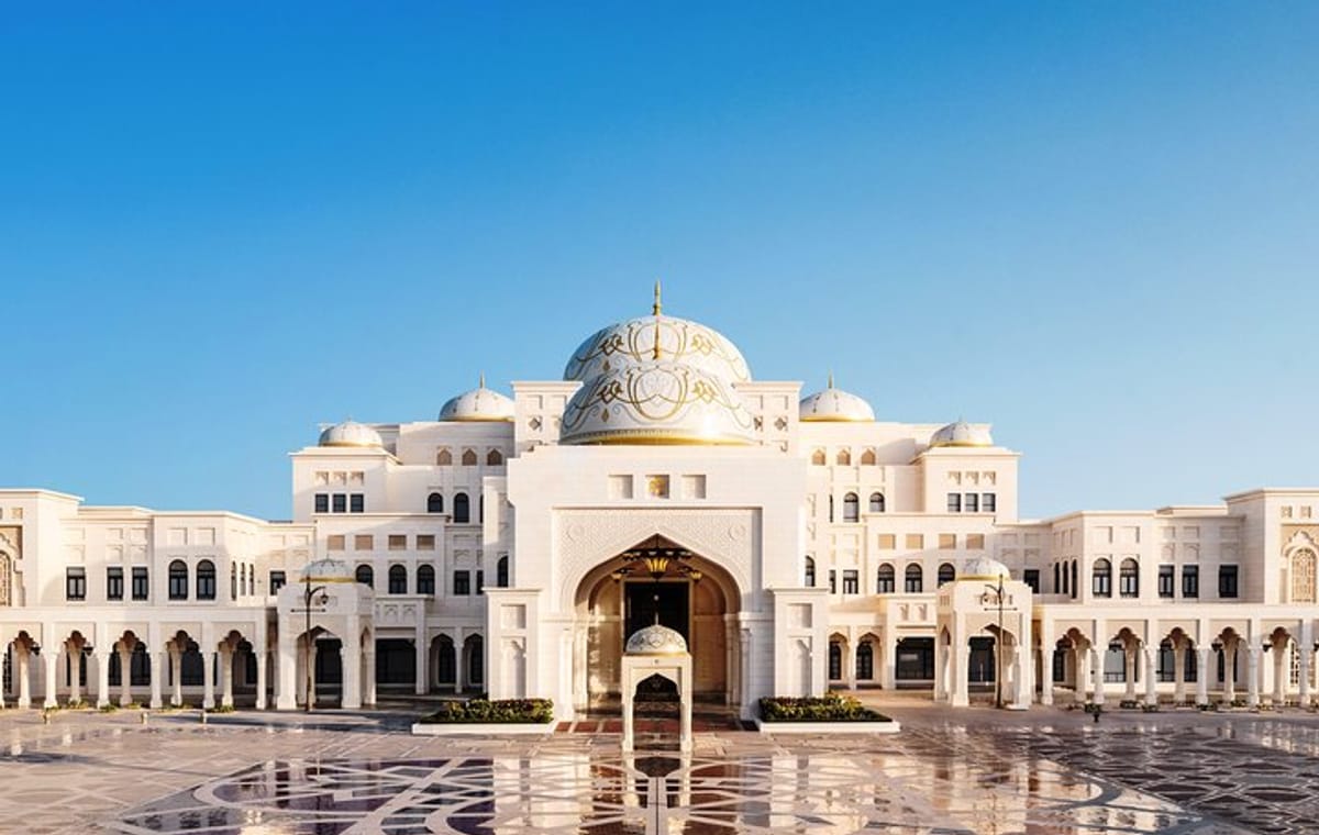 Private Abu Dhabi full day tour : Grand Mosque, Qasr al Watan with Lunch