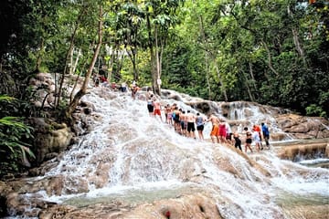 Dunn's River Falls Climb and Ocho Rios Shopping Tour from Falmouth