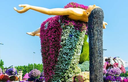 Dubai Miracle Garden Ticket with Dubai City Tour