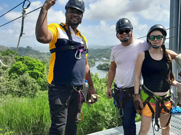 Horseback riding zip line boat ride adventures edge