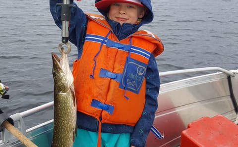Summer Fishing Tour on Lake Kemijärvi in Finland