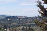Discover Chianti as in the movie You Me and Tuscany open top van 2