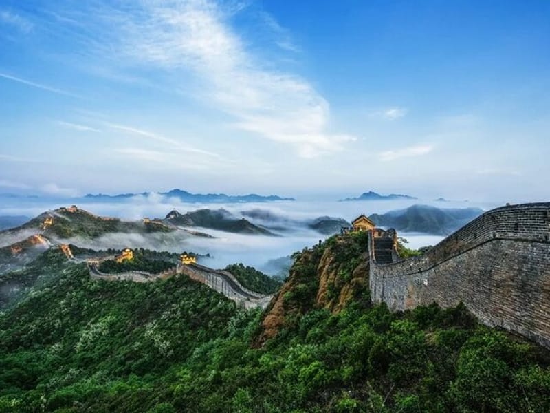 Jinshanling Private Tour A Night View of Simatai from Beijing