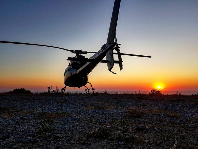 Helicopter Flight in Santorini - 20 minutes