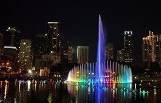 KL Evening Tour with Symphony Water Fountain Show and KL Tower