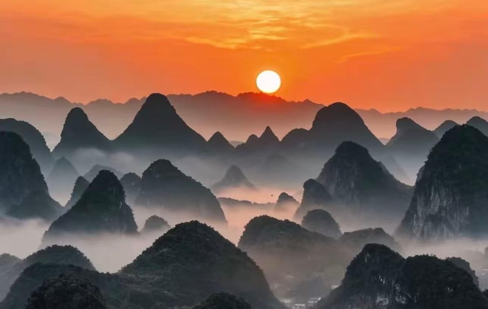 Yangshuo Scenic Afternoon Tour with Sunset Views and Pickup