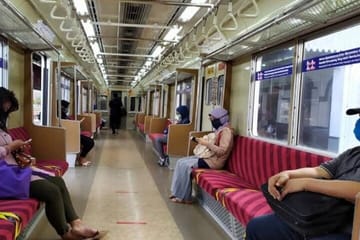 Jakarta Walking Tour with Public Transportation Visiting Sites