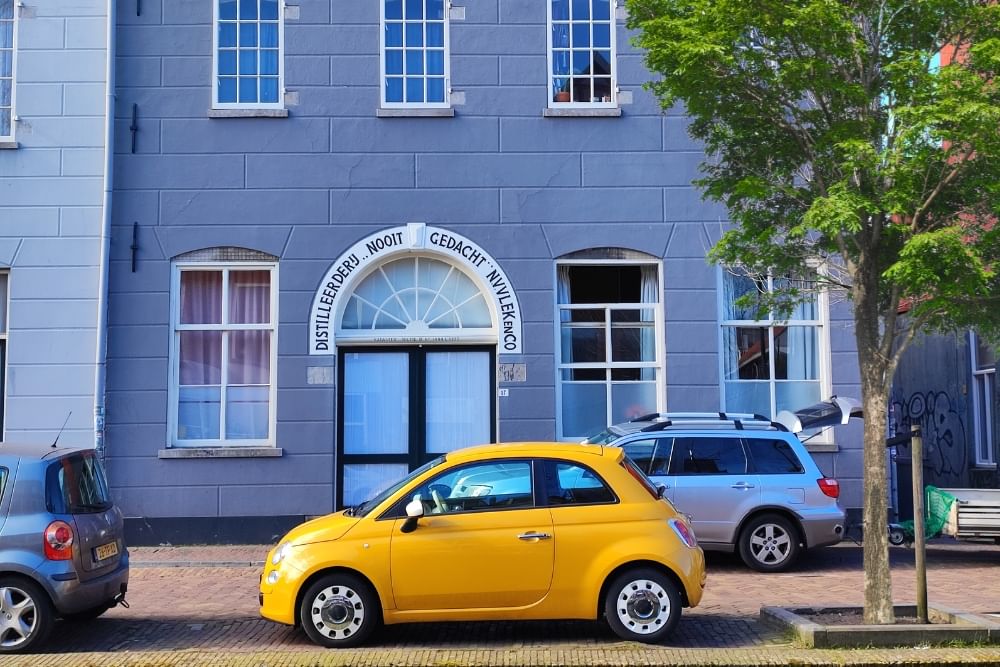 Architectural monument at hidden alleys along the route of the outside escape game City Detective Delft. 