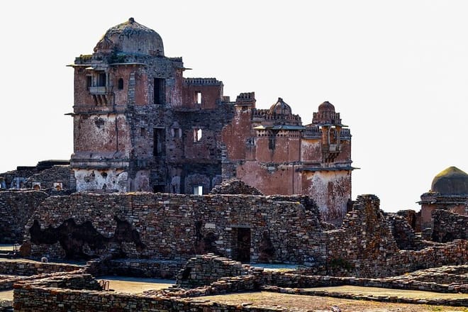 Inside Part of Chittorgarh Fort