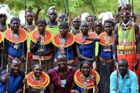 African traditional dance group.