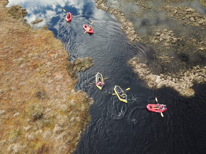 Packraft Adventure tour in Sälen, Sweden