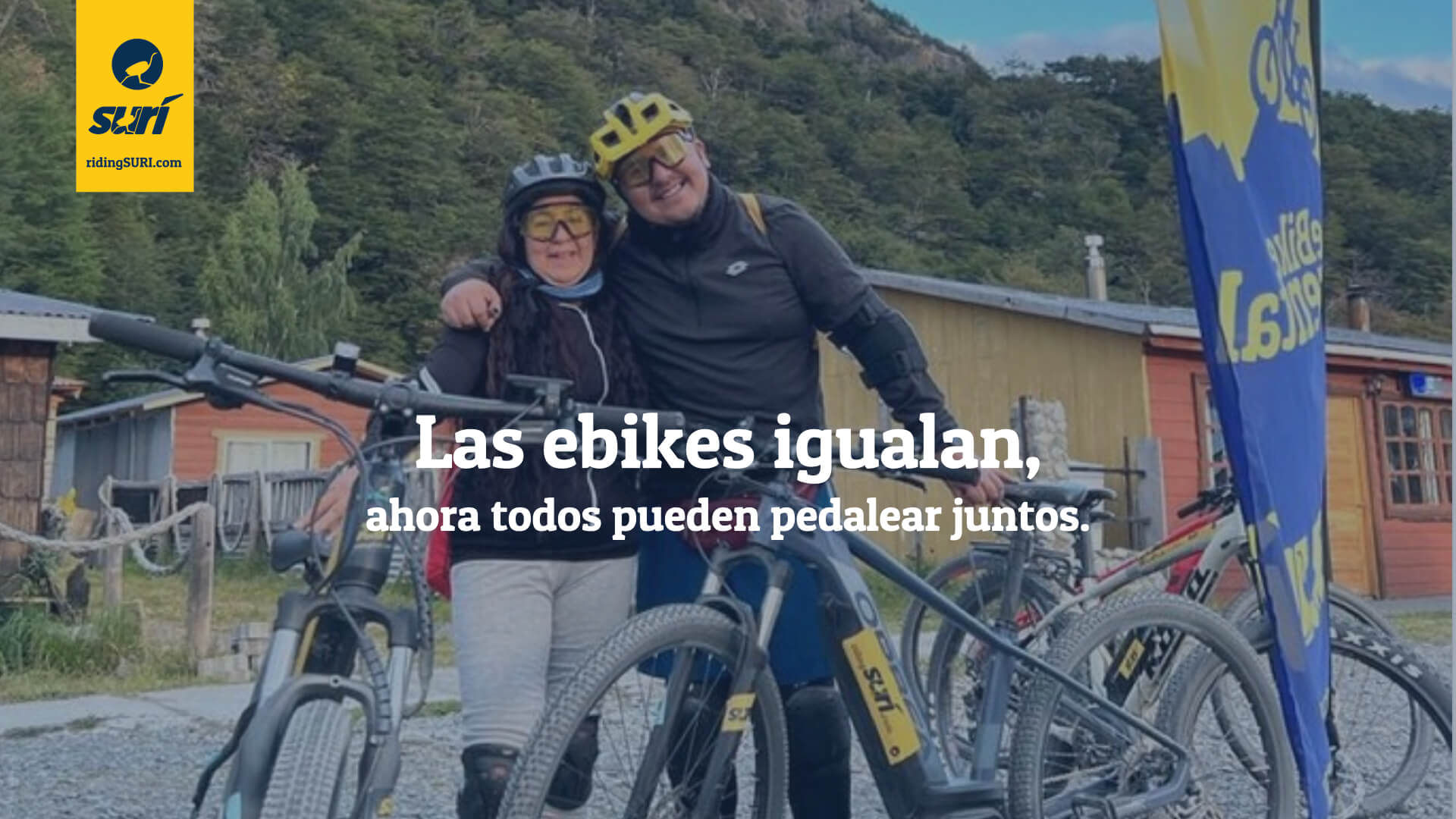 Todos pueden llegar juntos y más lejos con las eBikes de riding SURí