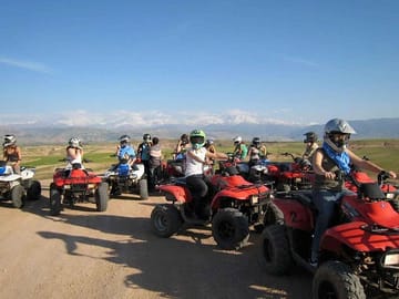 Quad biking in Agafay desert