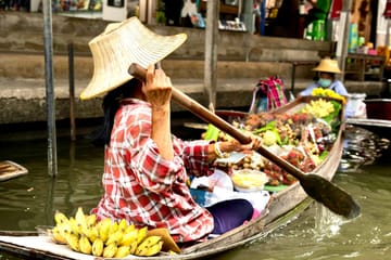 Small Group Tour of Bangkok's Floating and Train Markets